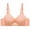 Khaki, variant on QLEICOM Everyday Bras for Women, Women's Comfort Lift Wirefree Bra Solid Color Comfortable Hollow Out Perspective Bra Underwear No Rims Bras No Underwire Beige Cup 46/105D