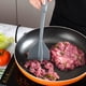 thumbnail image 3 of Helicóptero Picadora y moledora de carne de 1 pieza, herramienta de cocina de plástico para carne molida de res, aves y cerdo (gris) Rkxzt, 3 of 6