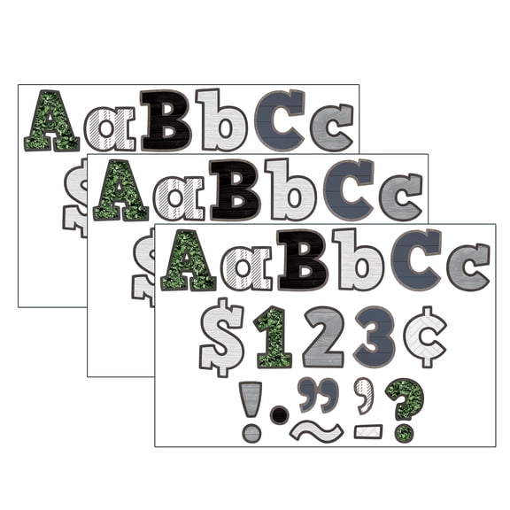 Teacher Created Resources Modern Farmhouse Bold Block 4-Inch Letters, 690 Pieces