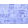 thumbnail image 1 of Ahgly Company Indoor Rectangle Patchwork Blue Transitional Area Rugs, 8' x 10', 1 of 4