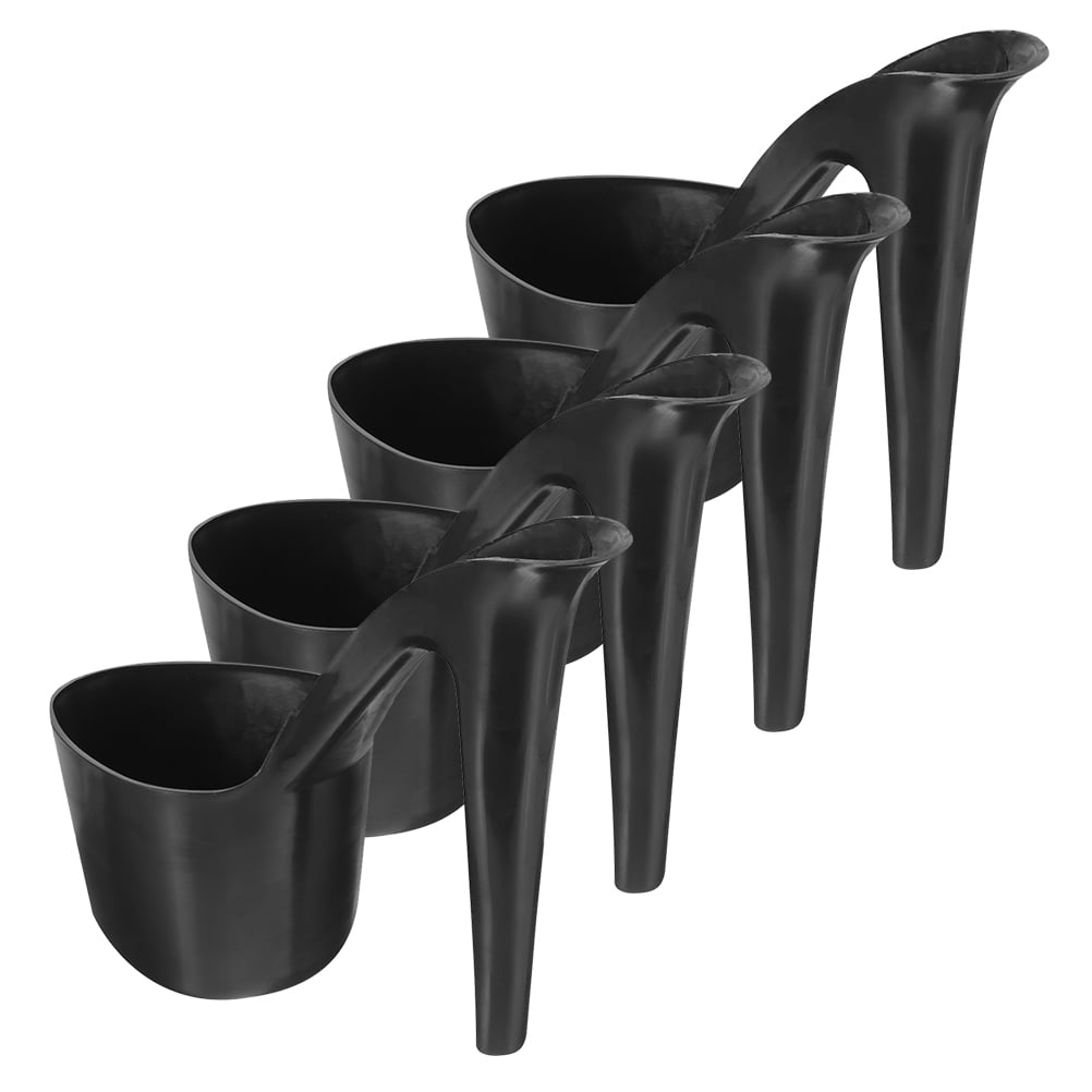 4Pcs High Heel Planter Set Plastic Decorative Flower Pots for Gardening and Bonsai