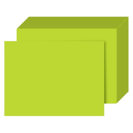 Bright Color Paper Regular 24lb - Size 9 x 12 Inches - 1 Ream of 500 Papers Per Pack (Yellow Green)