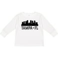 thumbnail image 3 of Inktastic Tampa Florida City Skyline Boys or Girls Long Sleeve Toddler T-Shirt, 3 of 5