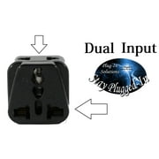 US to PARIS/FRANCE Travel Adapter Plug Dual Universal EUROPE Type E (C/F) Pack 1