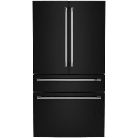 Cafe Cje23dpw 36  Wide 23.2 Cu. Ft. Energy Star Certified Bottom Freezer - Matte Black /
