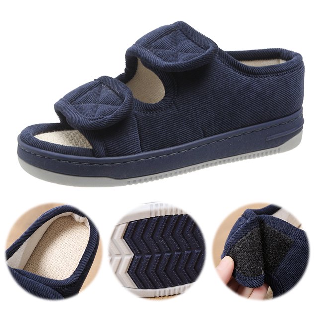 Sandalias diabéticas zapatos diabéticos ajustables para mujeres y hombres (42-43) azul