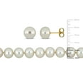 thumbnail image 2 of Everly Women's Cultured Freshwater Pearl 10kt Yellow Gold Necklace and Stud Earrings - 20 in, 2 of 8