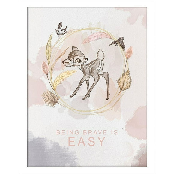 Bambi Tre Courageux C'est Facile Affiche Encadrée