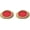 Tan Body / Red Lens, variant on 2 Military Vehicle Reflectors- Green/ Red lens