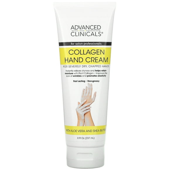 Advanced Clinicals, Collagen Hand Cream, 8 fl oz (237 ml)