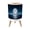 Color 1, variant on Small Trash Can with Lid Wildflowers green wild plants butterfly floral 1.8 Gallon Dog Proof Trash Can Round Garbage Can Waste Bin Wastebasket for Bathroom Bedroom Living Room