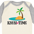 thumbnail image 4 of Inktastic Kauai Time Hawaii Island Boys or Girls Long Sleeve Baby Bodysuit, 4 of 5