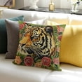 thumbnail image 3 of BANET Throw Pillow Cover Decorative Colorful Flower Emboidered Accent Pillow Case Pillowcase Bed Living Room Couch Bedroom Decor White, 3 of 5