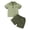 A127-Green, variant on NOLDARES Toddler Baby Boy Clothes Print Short Sleeve T-Shirt Tops Shorts Set 2 Piece Summer Outfits Blazer,3-4 Y