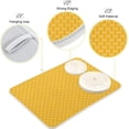thumbnail image 4 of FREEAMG Bee Honeycomb Hexagon Dish Drying Mat for Kitchen Counter 18 x 24 inch , Microfiber Multi-Purpose Counter Rack Sink Drainer Pad, 4 of 7