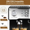 COOKCOK Espresso Machine 20 Bar Expresso Coffee Machine with ESE POD