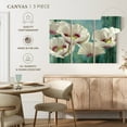 thumbnail image 5 of Elephant Stock Tasmanian Poppies Ii Wall Art - Horizontal Multi Panel Canvas - Living Room Wall Decor - Floral And Botanical Multi Panel - Blue And Green Decor By Igor Levashov - 38" x 24", 5 of 8