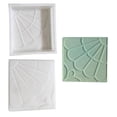 thumbnail image 6 of Stepping Stone Molds, Concrete Molds and Forms, 12X12 In, Fan-Shaped, Concrete Molds for Walkways, Garden Edging, White Plastic, 1 Pc, 6 of 8