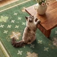 thumbnail image 6 of TURCURNO 8x10 Olive Green Area Rugs, Retro Distressed Non-Slip Washable Durable Indoor Rug for Living Room Dining Room, 6 of 11