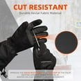 thumbnail image 4 of SNOW DEER Winter Heated Gloves for Work - Durability Gloves with Grip, Impact-Resistant Rubber Back Insulated Work Gloves, 4 of 7