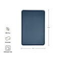 thumbnail image 5 of KitchenAid Classic Plastic Cutting Board with Trench, Non-Slip Edges, Dishwasher Safe, 12x18, Ink Blue, 5 of 6