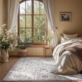 thumbnail image 2 of Area Rug x Vintage Rug Indoor Washable Rug Retro Accent Rug Distressed Carpet Multi Floral Print Country Boho Rug Non Slip Kitchen Bedroom Living Room Dining Room Office, 2 of 9