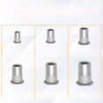 thumbnail image 2 of 165PCS GB17880 Aluminum Rivet Nut Assortment Kit - M3-M10 Fluted & Tapered Threaded Insert Nuts, Knurled Design for Industrial Equipment Fastening, Lightweight 173g Set with Easy Installation, 2 of 6