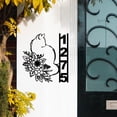 thumbnail image 4 of Handmadetneonsign Cat Flower House Number Metal Wall Art LED Light - Personalized Sign Home Decor, 4 of 5