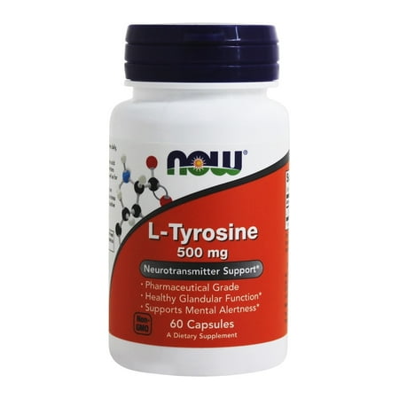 NOW Foods - L-Tyrosine Free Form 500 mg. - 60 (Best Time To Take L Tyrosine)