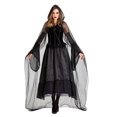 thumbnail image 1 of Disfraces de Halloween para mujer, disfraz retro de Halloween, vestido de manga larga, disfraz de bruja, vestido largo de malla, disfraz de Halloween para mujer, 1 of 5
