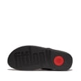 thumbnail image 4 of FitFlop Women's Fino Resin Hoop Leather Toe Post Wedge Sole Thong Sandals, 4 of 7