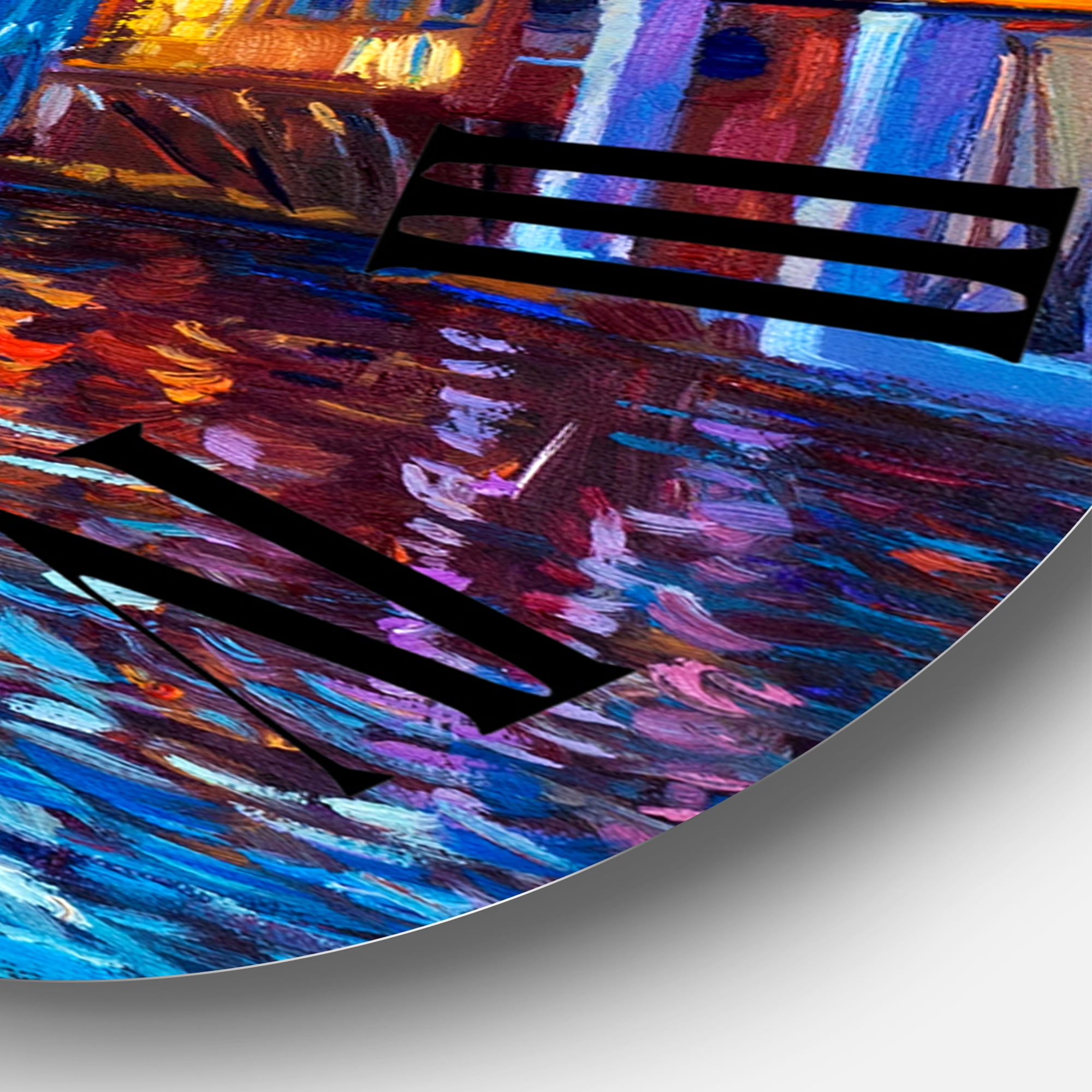 Designart 1 in Coastal Wall Clock