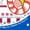 ROYAL BLUE, variant on SpongeBob SquarePants - Spongebob Patrick Candy Canes - Toddler & Youth Short Sleeve Graphic T-Shirt