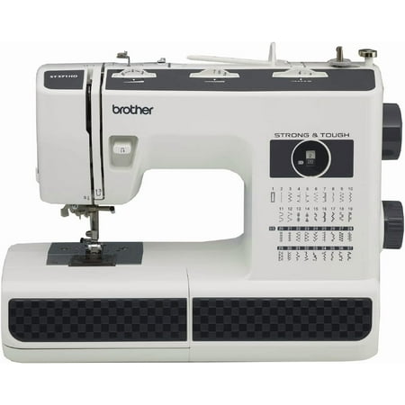 Heavy-Duty Sewing Machine with 37 Built-In Stitches, Free Arm, and 6 Included Accessories for Versatile Fabric Projects