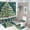 style-603, variant on 4 Piece Decor Shower Curtains Sets Bathroom Sets with Shower Curtain And Rugs 4 Piece Personalize Family Christmas Street Sign with Name Waterproof Durable Bathroom Decor Shower Winter Trees