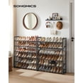 thumbnail image 2 of Juego de estantes para zapatos SONGMICS, 12 niveles, almacenamiento de metal, 48 a 60 pares, 2 of 9