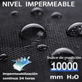thumbnail image 3 of Impermeable Motociclista con Capucha, Impermeable Reflectante para Hombre,Chubasquero con protector facial de doble capa,Impermeable y Resistente al Viento,para Senderismo,Emergencia,Equipo de Lluvia, 3 of 3