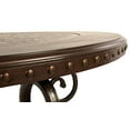 thumbnail image 4 of Ashley Furniture Table Basse Ronde Effilochée en Brun Foncé, 4 of 5