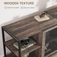 thumbnail image 6 of Farmhouse TV Stand for 65/75 in TV, Entertainment Center with Storage Cabinet, Industrial TV Console Cabinet with Mesh Doors, 6 of 9