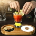 thumbnail image 4 of 【Curated Selection】Pickme Reusable Sugar Rimmer with Double Plate Bar Glass Rimmer Box Container Bartender Tool, Beige, 4 of 5