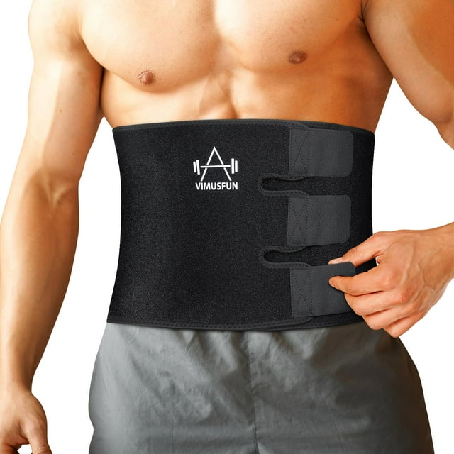 Waist Trainer VIMUSFUN para mujeres y hombres para bajar de peso, color negro
