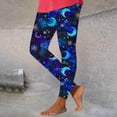 thumbnail image 2 of DDAPJ pyju Printed Leggings for Women Novelty Holiday Party Tights Buttery Soft Casual Yoga Pants Lightweight Ankle Length Milk Silk Legging Sales of the Day Multicolor L, 2 of 5