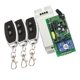 thumbnail image 1 of Interruptor de telemando Inalámbrico Yotijar 433MHz 85-250V Módulo Receptor De 2 Canales + 3 Transmisor De RF Para Abridores De Puertas, 1 of 7
