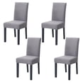 thumbnail image 2 of Fundas para sillas de comedor de alta calidad, elásticas y resistentes al agua, 85 % poliéster y 15 % elastano, diseño antideslizante, lavables a máquina, ideales para comedores y banquetes, juego de, 2 of 6