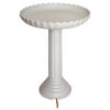 Farm Innovators Scalloped Heated Bird Bath & Pedestal