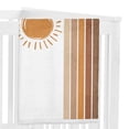 thumbnail image 3 of Sweet Jojo Designs Boho Sun Orange and Maroon Fleece Milestone Baby Blanket 3 Piece Set, 3 of 6
