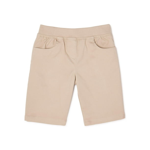 Wonder Nation Wonder Nation Girls School Uniform Stretch Twill Pull