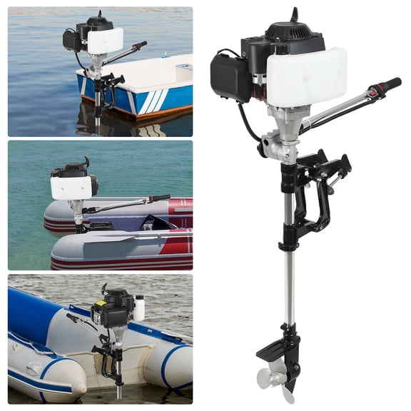 4 Stroke Outboard Motor, Superior Engine Outboard Motor, 7.5 HP Outboard Motor for fishing, aquaculture, outdoor adventure, water sport