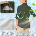thumbnail image 4 of POENTAB Long Sleeve Casual Shirts for Women Button Down Quick Dry Hiking Fishing Work Shirt UPF 50+ UV Sun Protection Summer Fall Tops, 4 of 7
