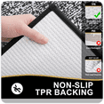 thumbnail image 5 of Tritex Microfiber Bathroom Rugs, 16"x24" Soft and Absorbent Bath Rugs, Non-Slip Machine Wash Bath Mats, Dark Grey, 5 of 5